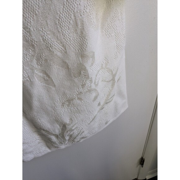 NWT Chico's Tonal Jacquard Cardigan Women's 4 Ivory Longline Open Front Textured - Picture 11 of 12